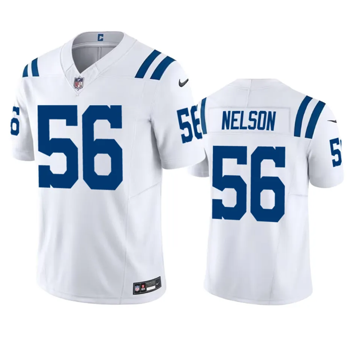 Indianapolis Colts #56 Quenton Nelson White 2023 F.U.S.E Vapor Untouchable Stitched Football Jersey